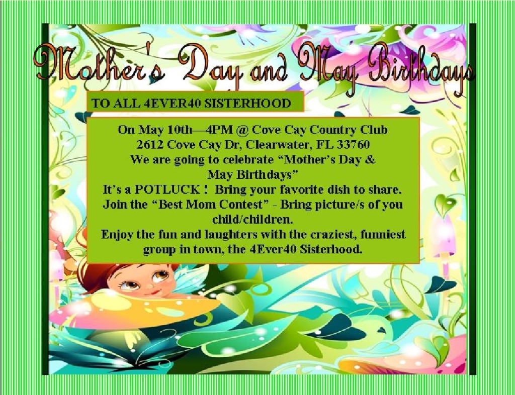 Mother's Day May 10, 2014 Cove Cay Country Club